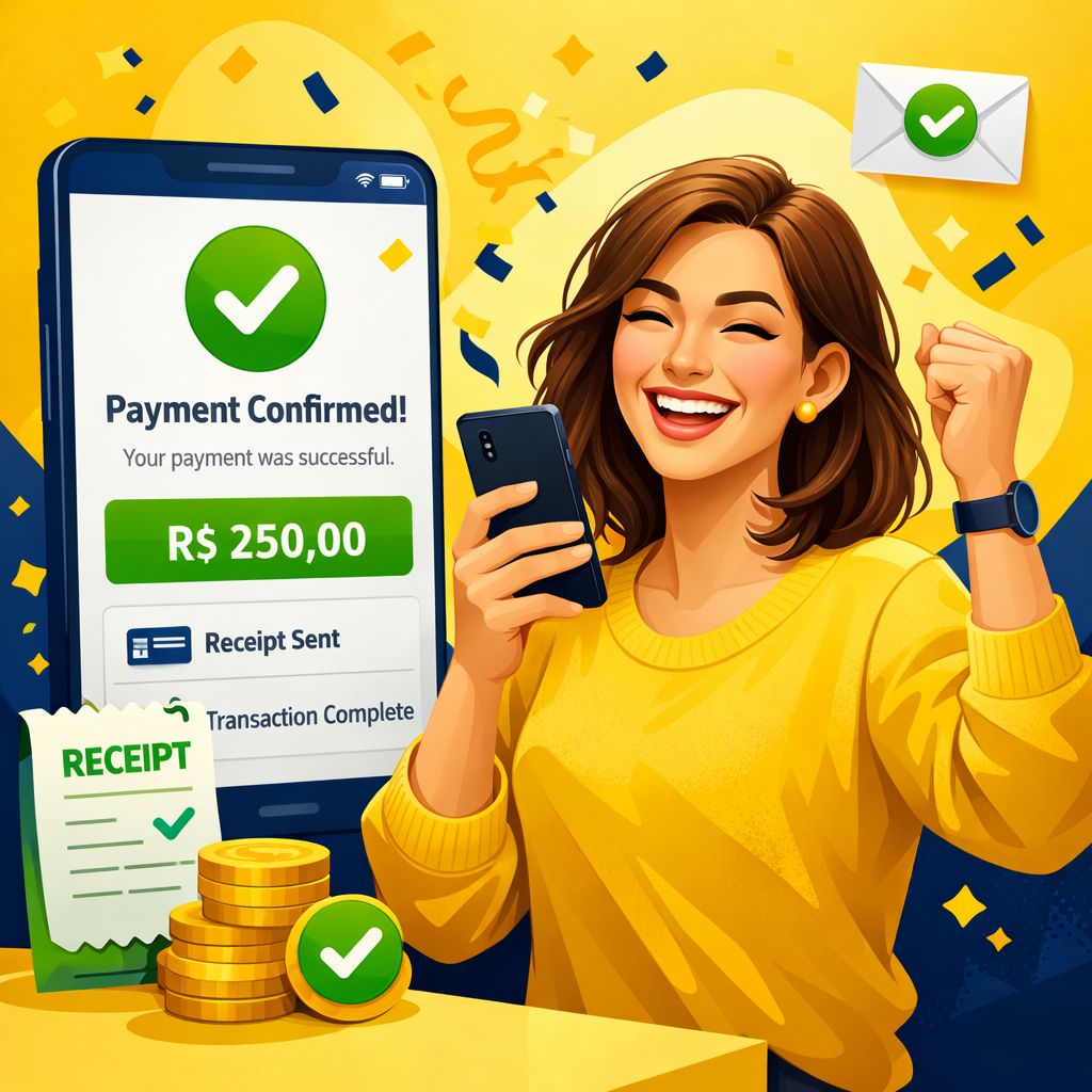 Pagamento confirmado